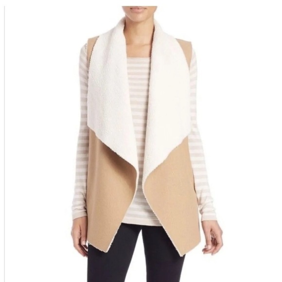 Splendid Keane Faux Sherpa Open Vest - Picture 1 of 6